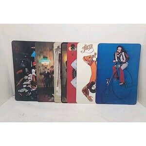 Lot Of 7 Large Three Dog Night Playing Cards ( inserts for Separate Fools Album)